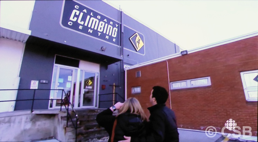 Jann Arden And Rick Mercer Noticing A Sign Made By Calgary Signs & Banners
