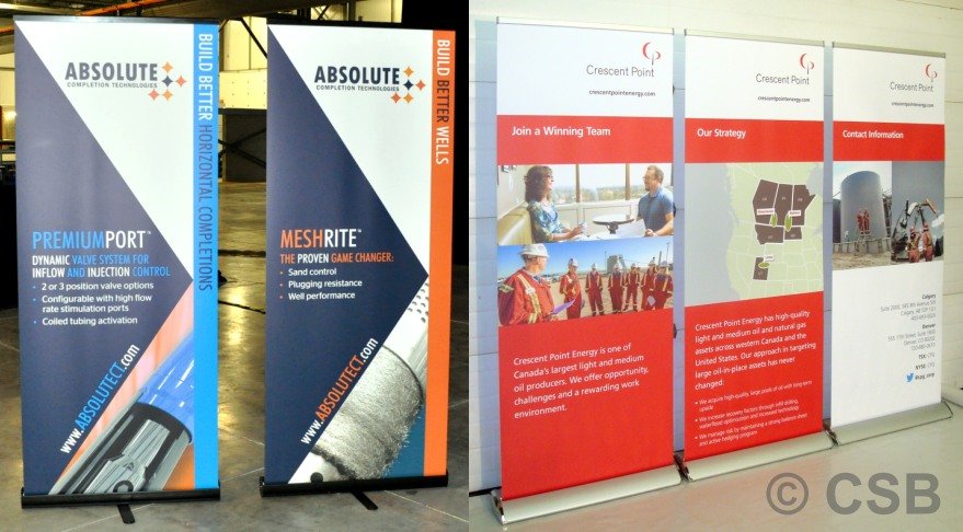 Retractable Roll-Up Banners Displays Calgary