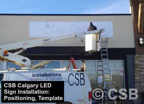 Calgary Installation of LED Illuminated Signage