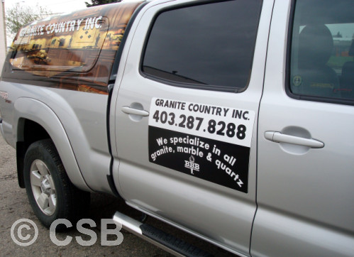 Calgary Magnetic Decals For Vehicle Doors