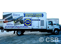 Delivery Truck Partial Wrap Calgary